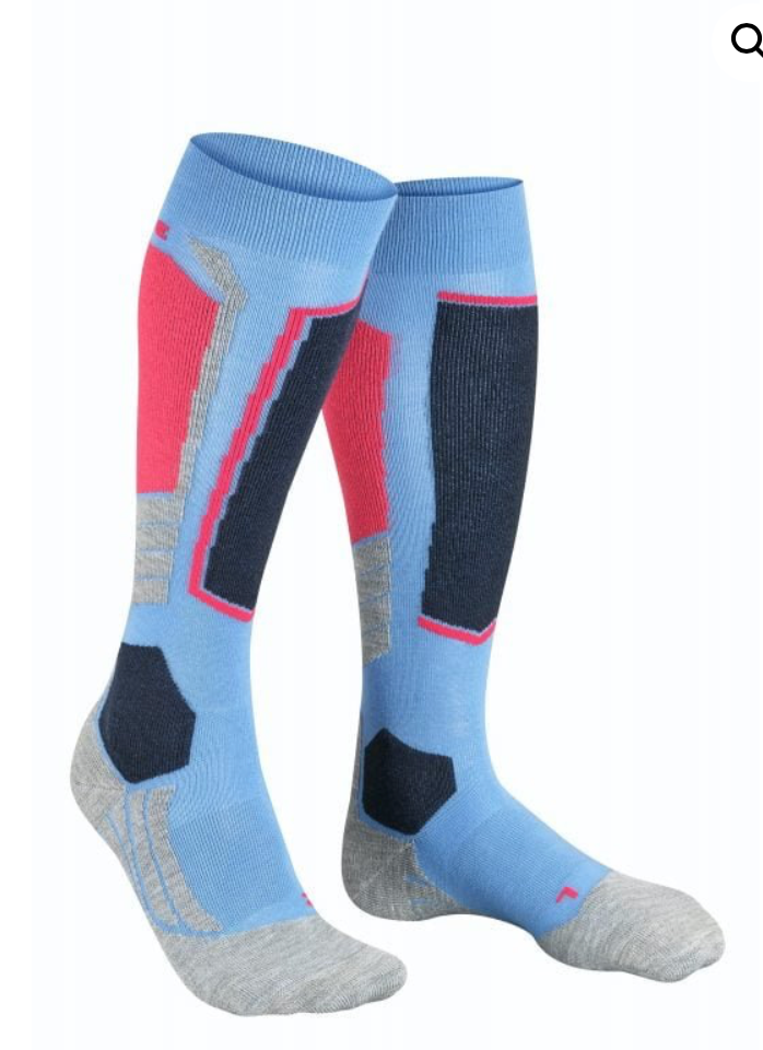 FALKE zeķes SK2 Women light blue/pink