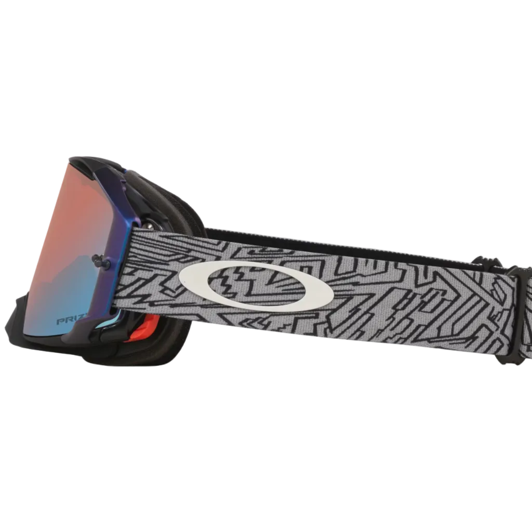 OAKLEY MX-bril Airbrake grijs strike met Prizm sapphire