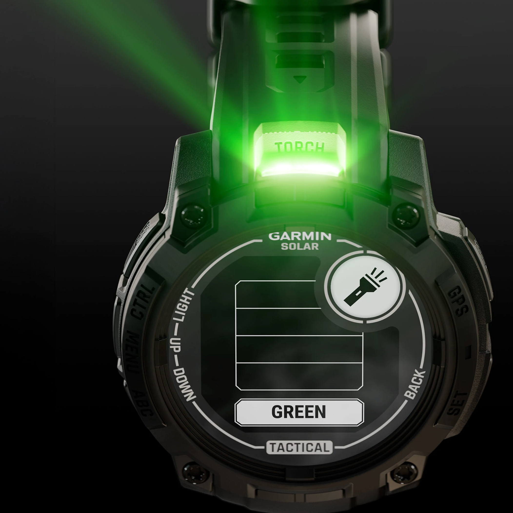 GARMIN Instinct 3 Tactical Solar 45mm czarny