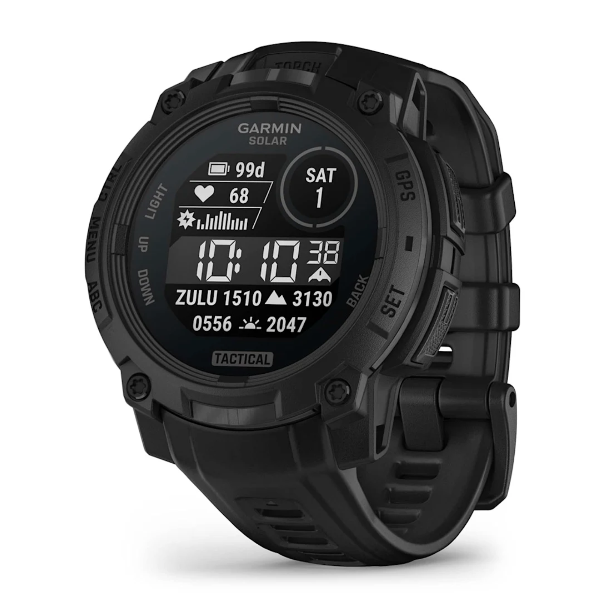 GARMIN pulkstenis Instinct 3 Tactical Solar 45mm black