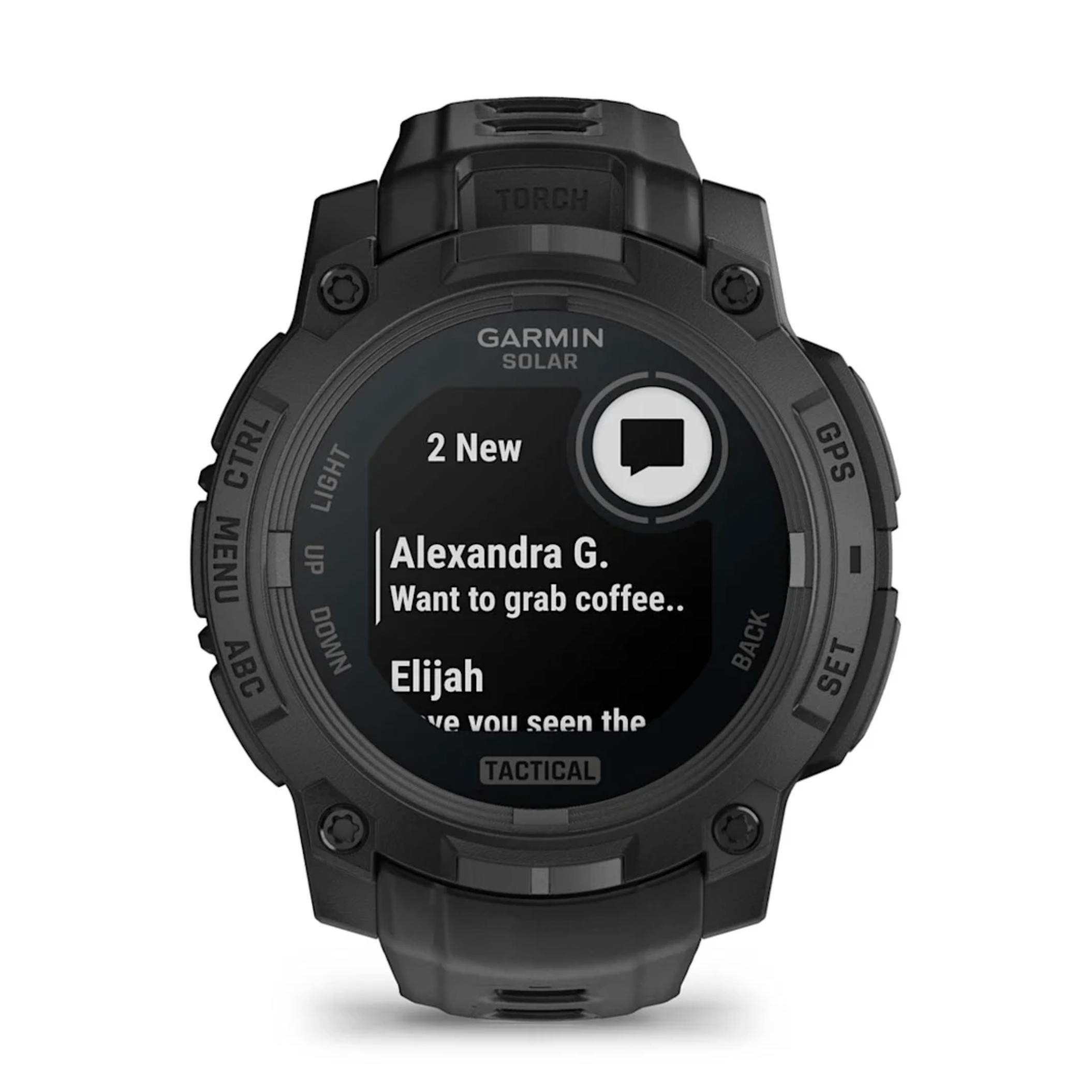 GARMIN Instinct 3 Tactical Solar 45mm czarny