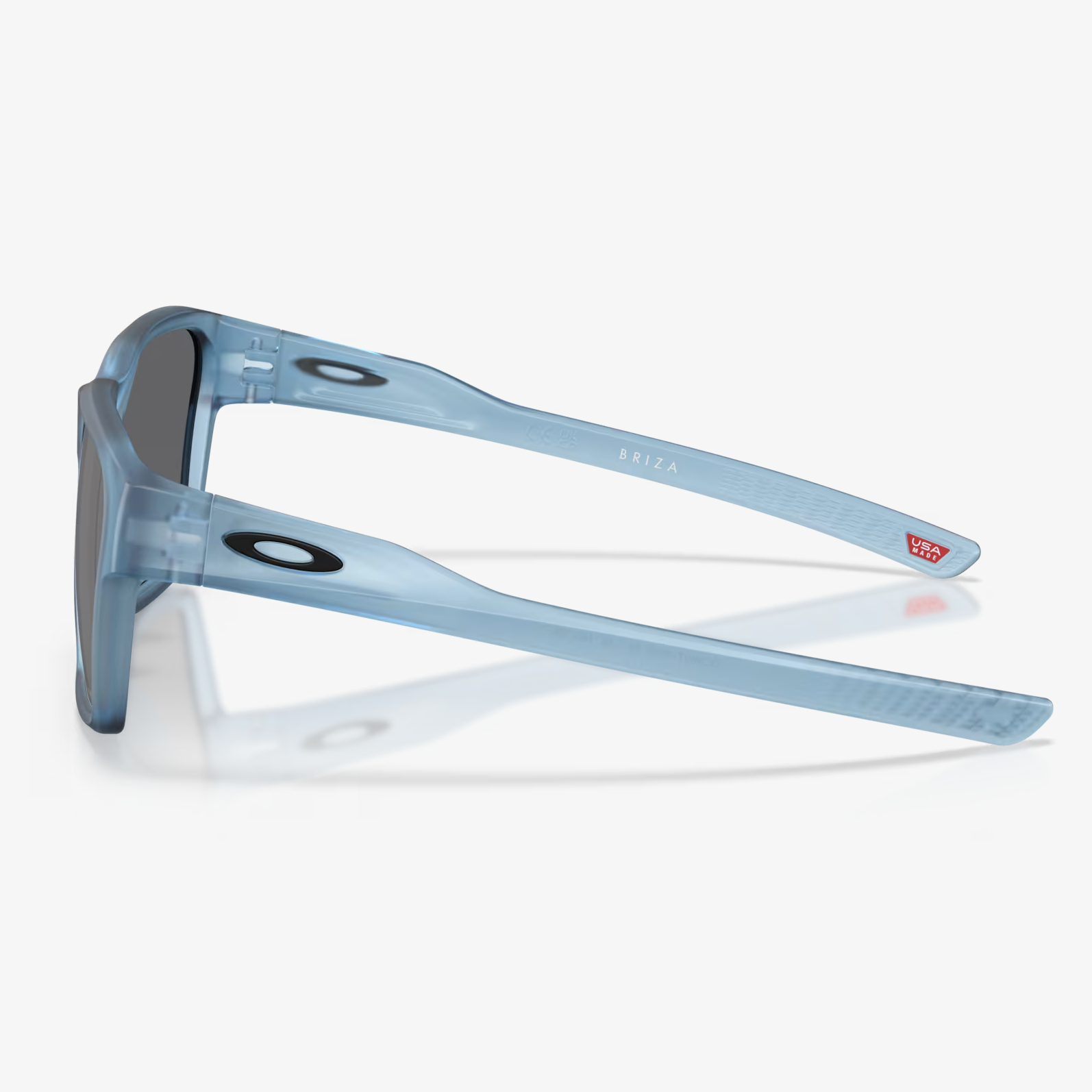 OAKLEY solbriller Briza mat transparent stonewash med prizm sort iridium