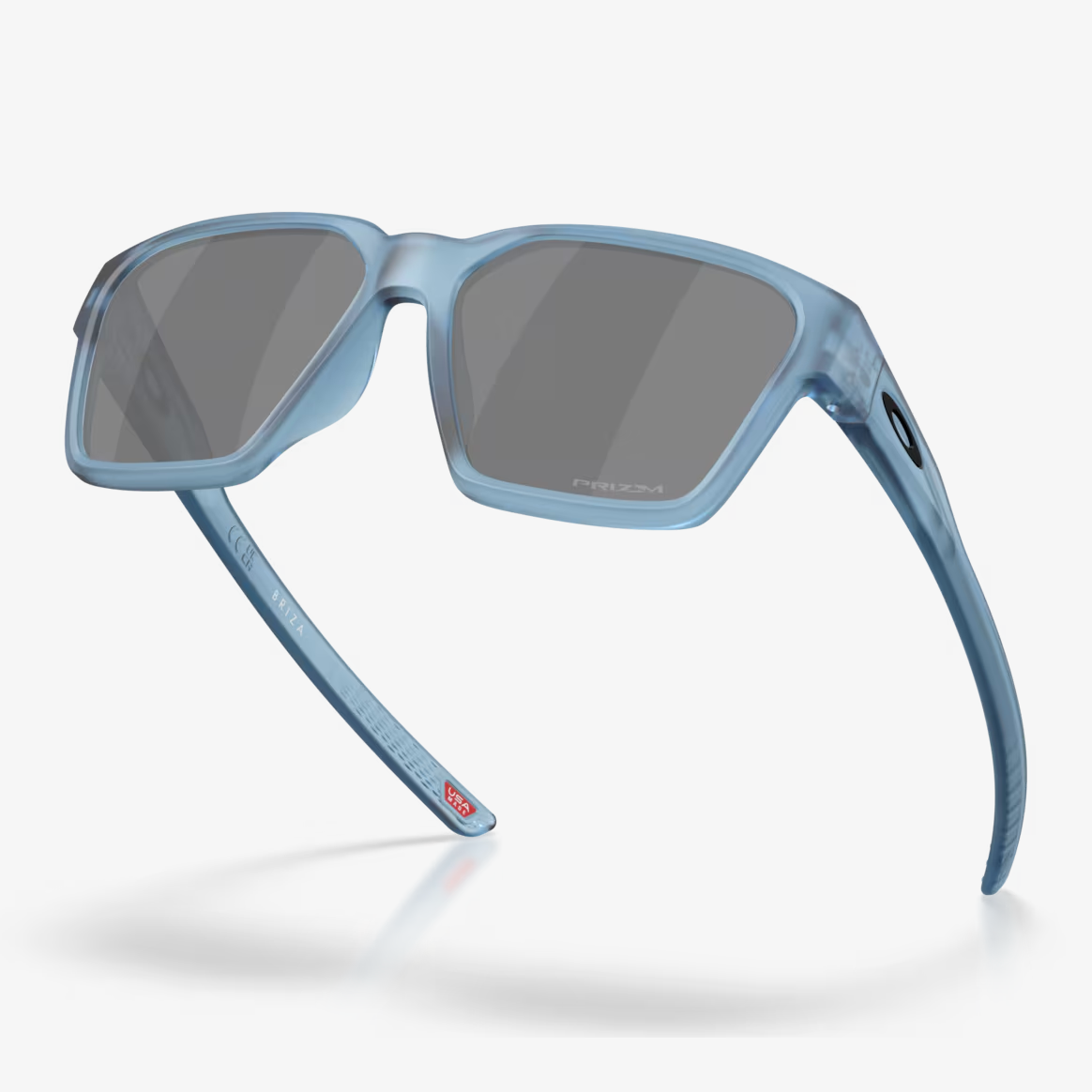 OAKLEY solbriller Briza mat transparent stonewash med prizm sort iridium