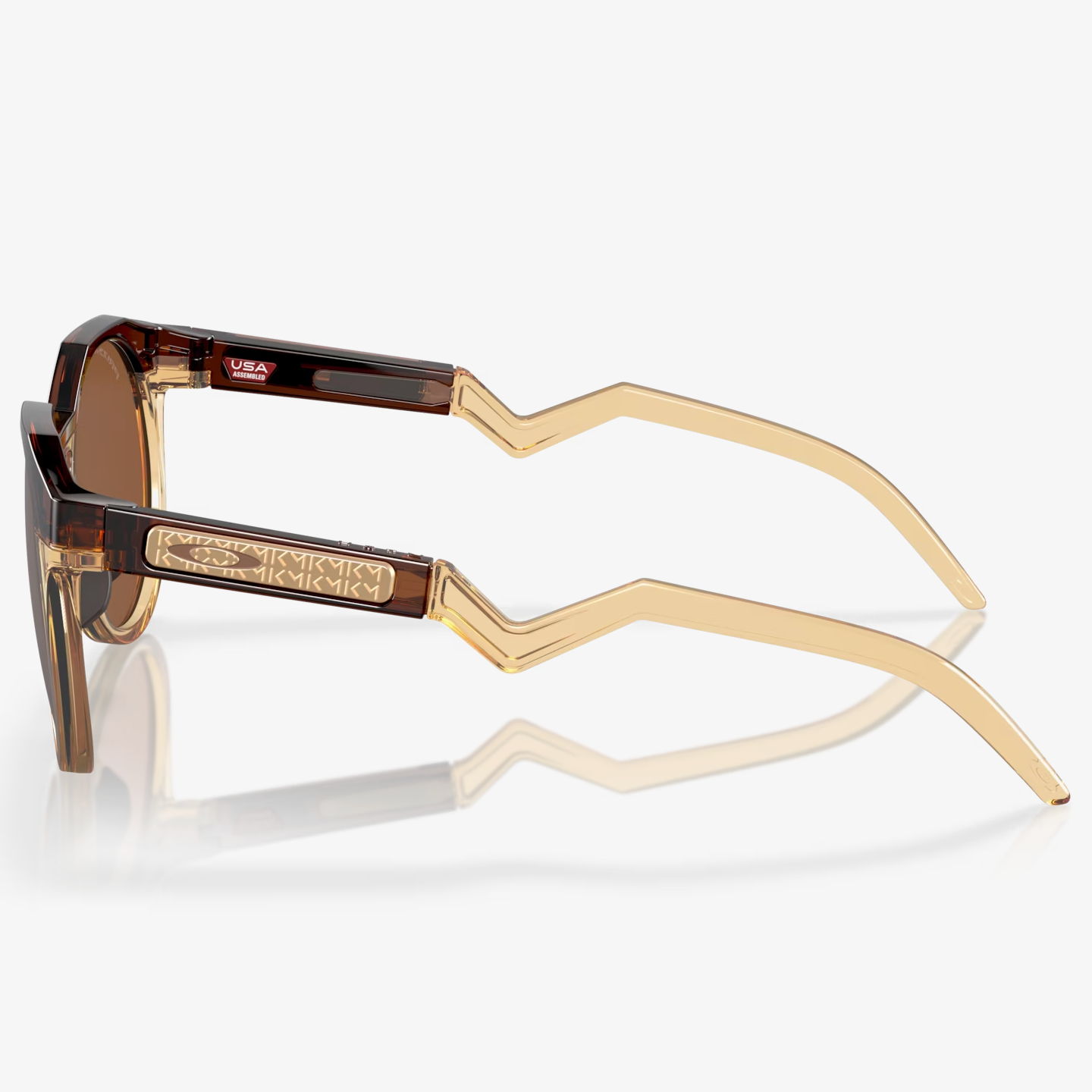OAKLEY sunglasses HSTN KM dark amber w/prizm tungsten