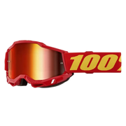 100% goggles Accuri 2 JR red w/mirror red