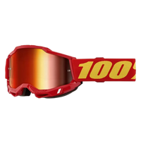 100% goggles Accuri 2 JR red w/mirror red