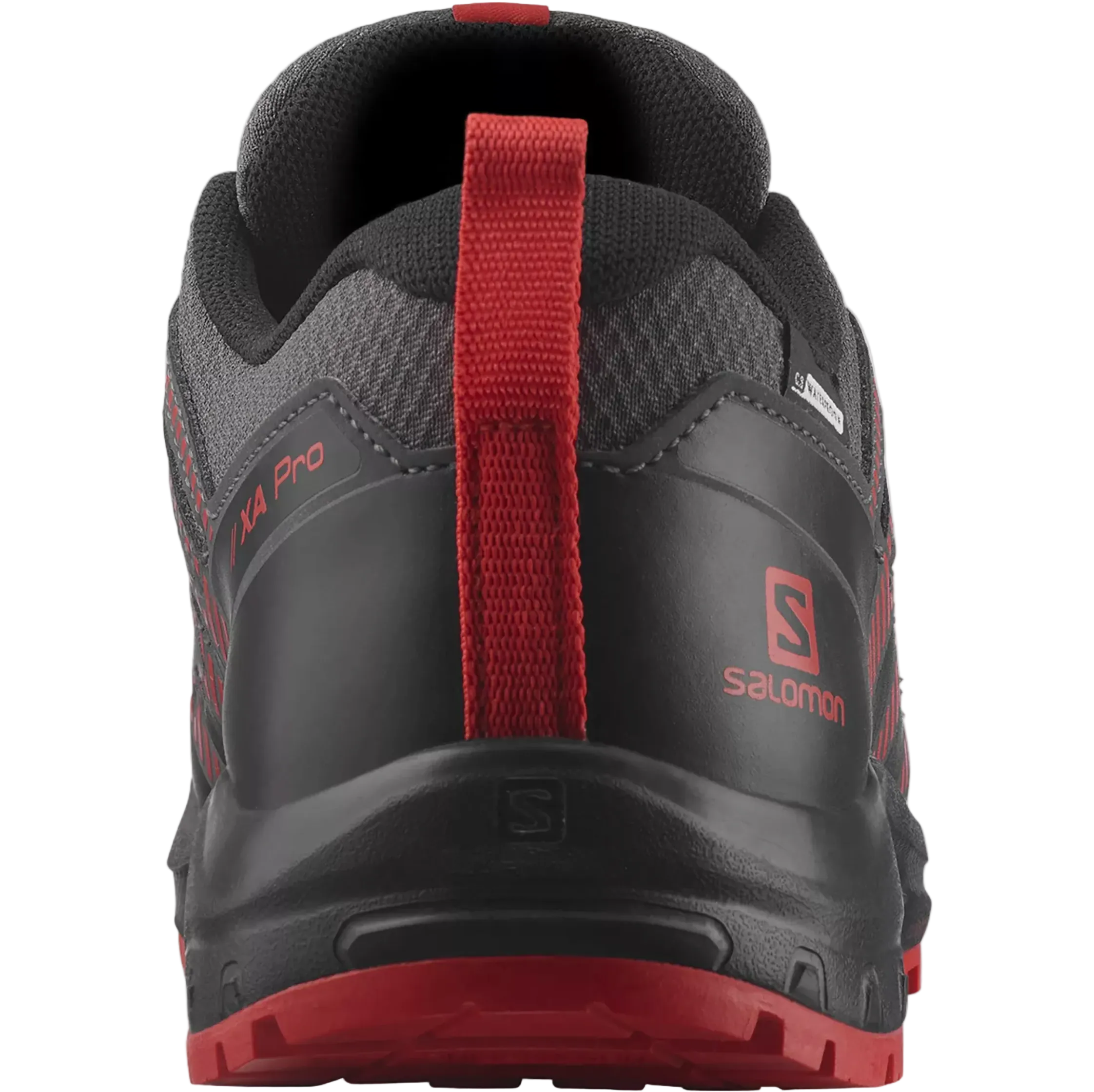 SALOMON buty XA Pro V8 CSWP K czarno-szaro-czerwone