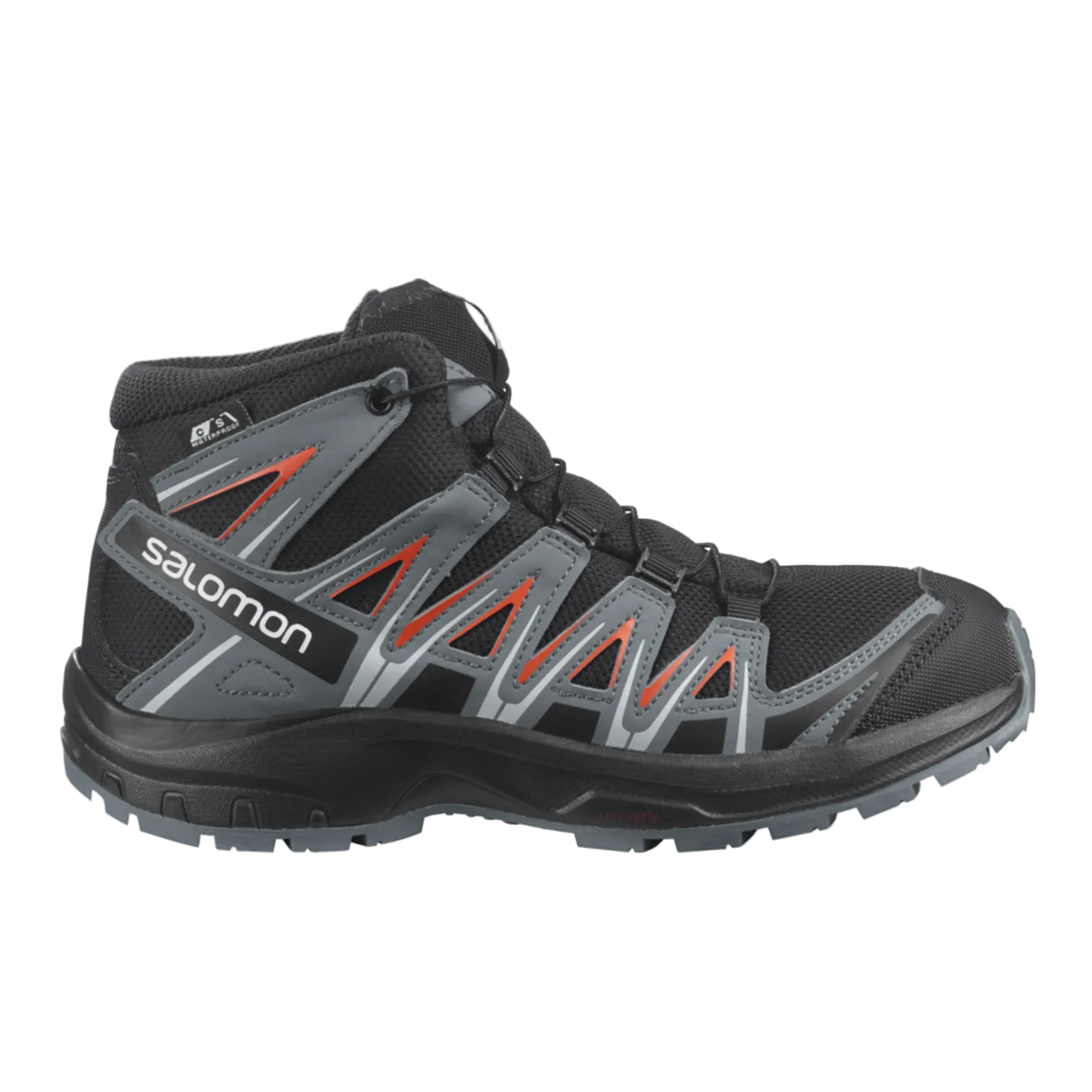 SALOMON apavi XA Pro 3D Mid CSWP J black/grey/orange