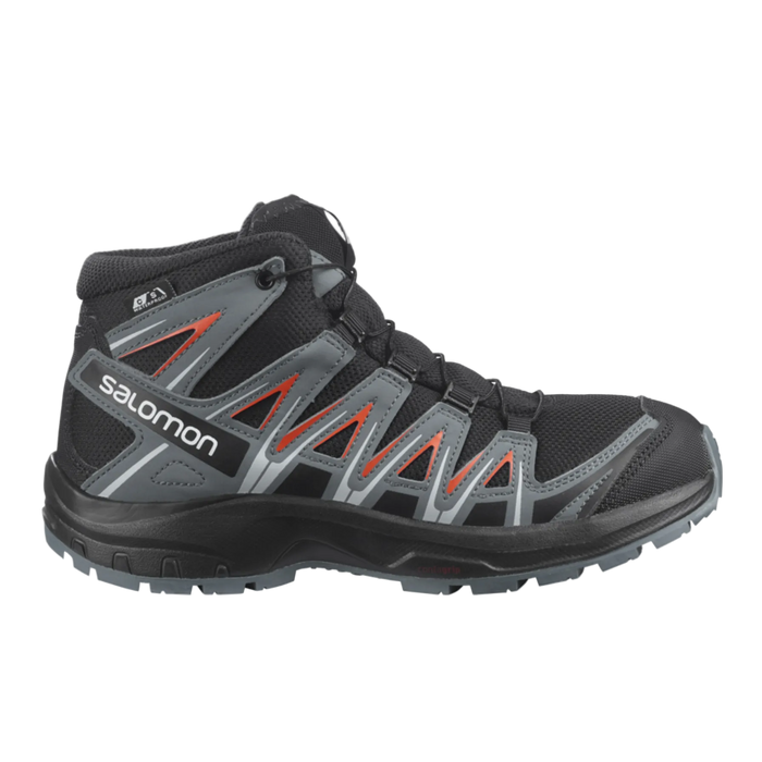 SALOMON shoes XA Pro 3D Mid CSWP J black/stormy wather/cherry tomato