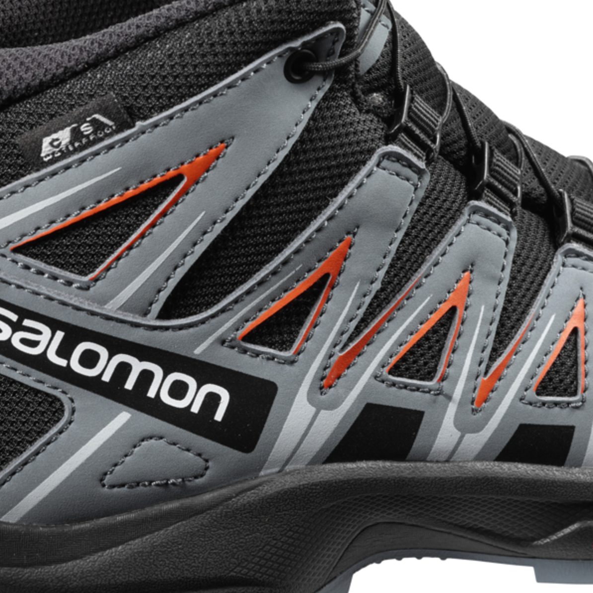 SALOMON Upholstery XA Pro 3D Mid CSWP J juoda/pilka/oranžinė
