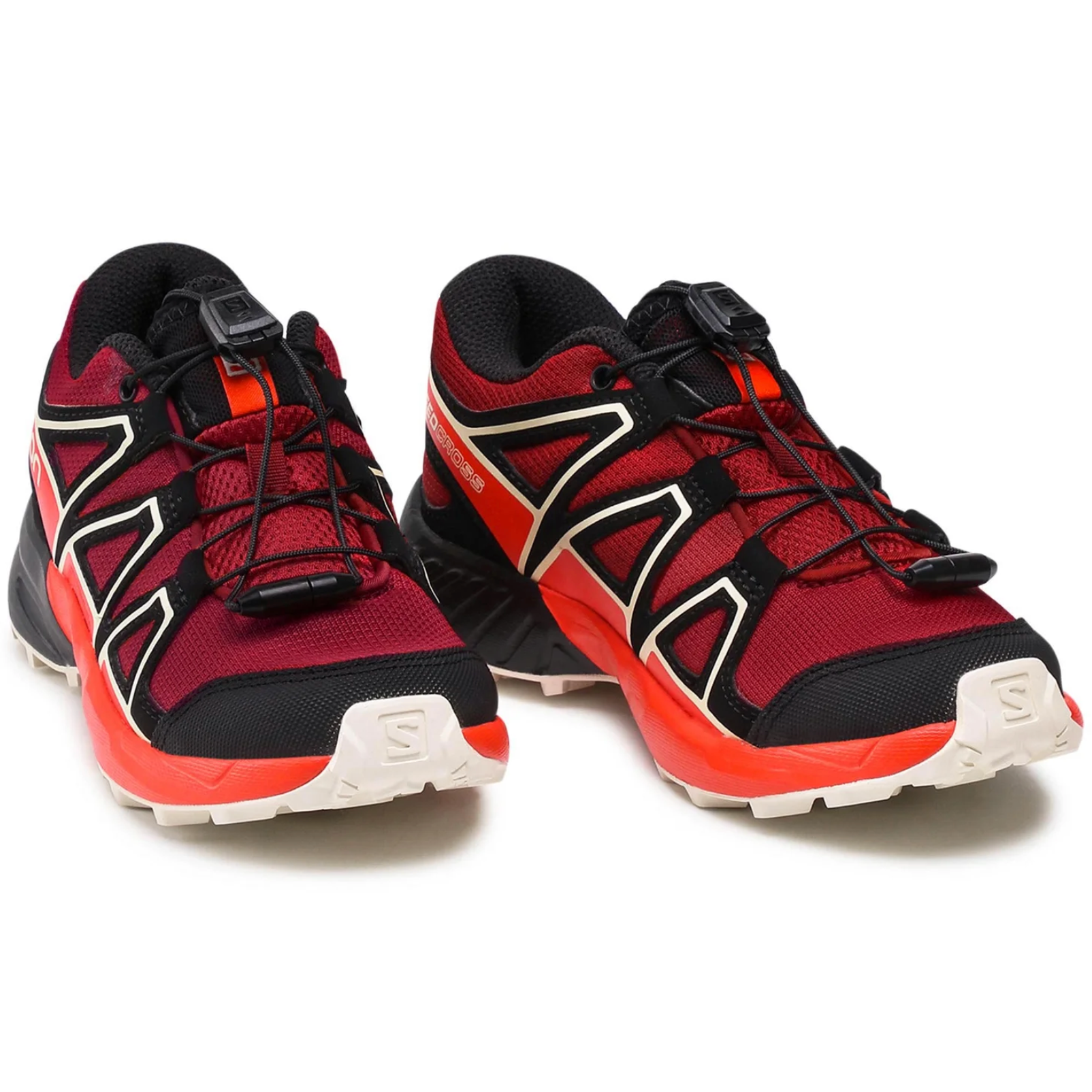 SALOMON jalatsid Speedcross J punane/must