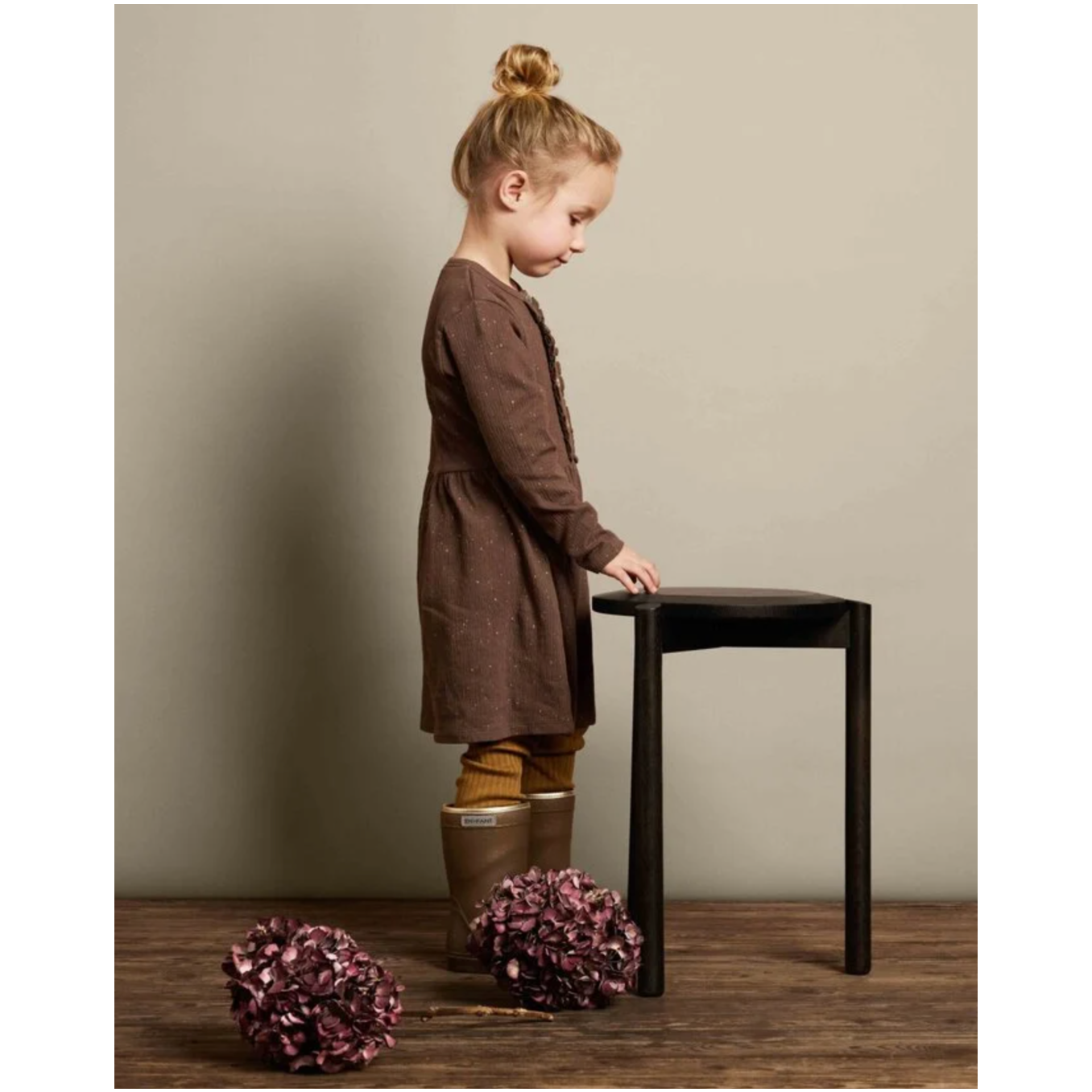 EN FANT buty Thermo Boots glitter brown