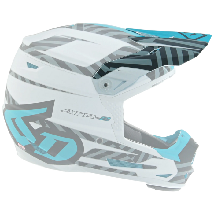 6D ķiveres nadziņš ATR-2 Havoc cyan/white