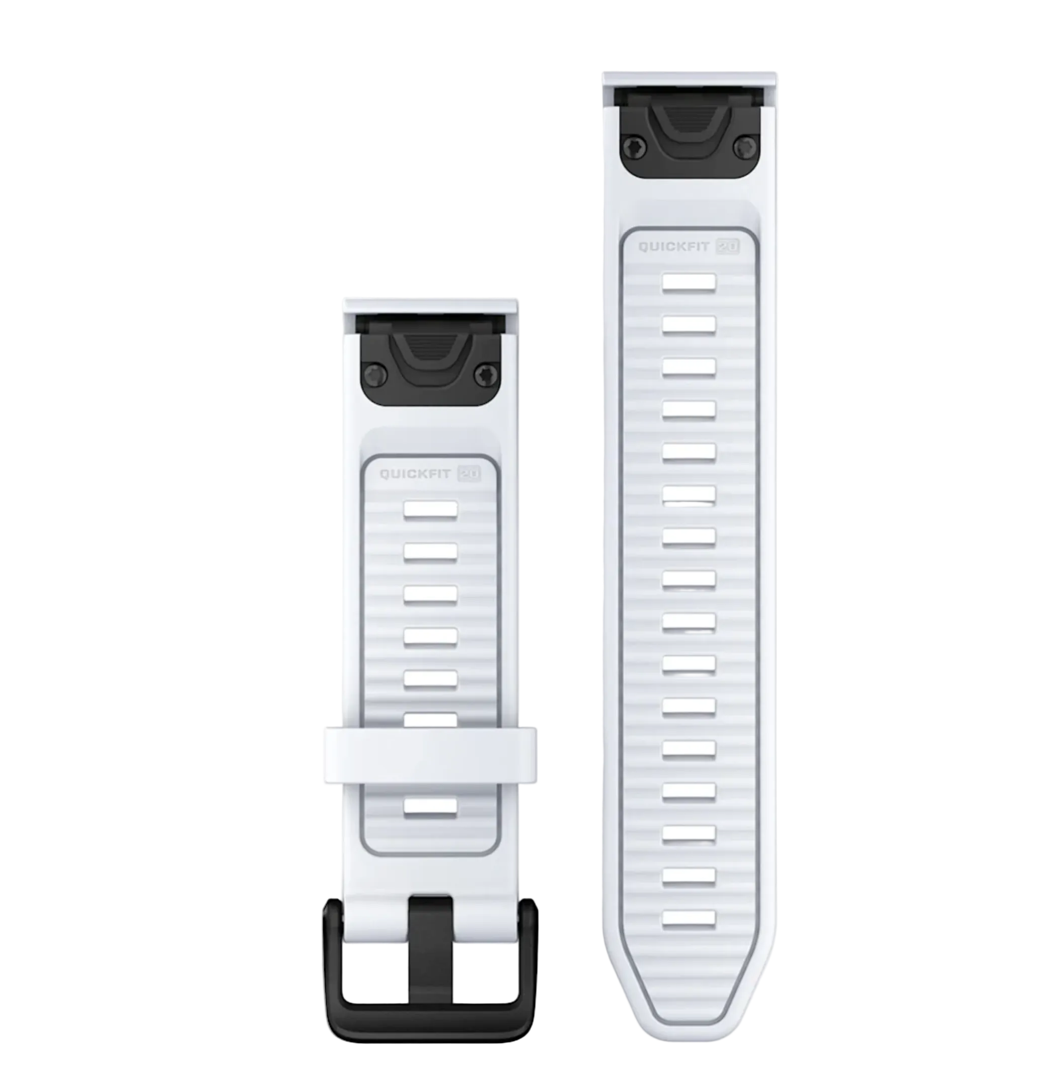 GARMIN siksna pulkstenim Quickfit 20mm Silicone whitestone