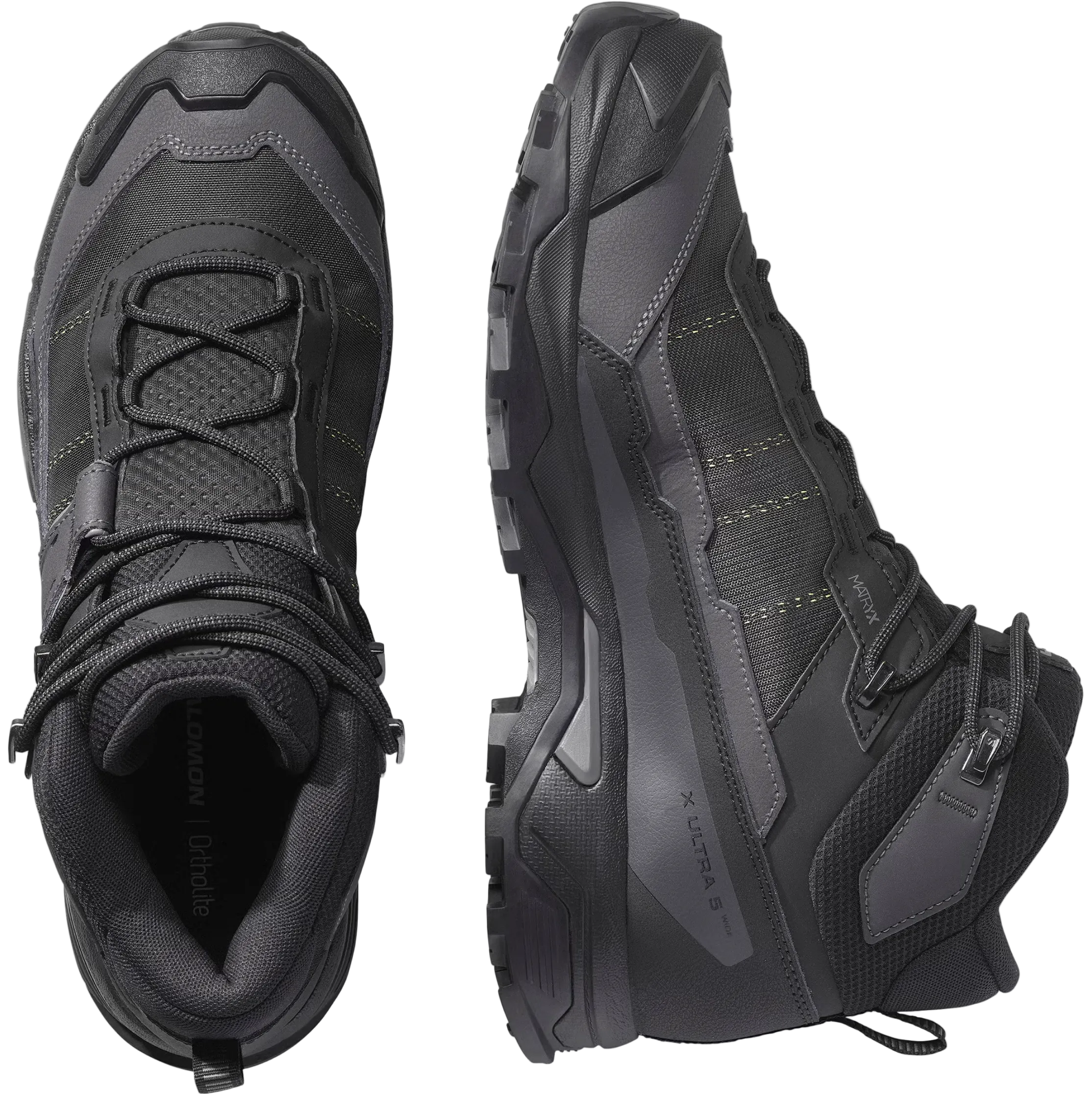 SALOMON batai X Ultra 5 Mid Wide GTX juoda/pilka