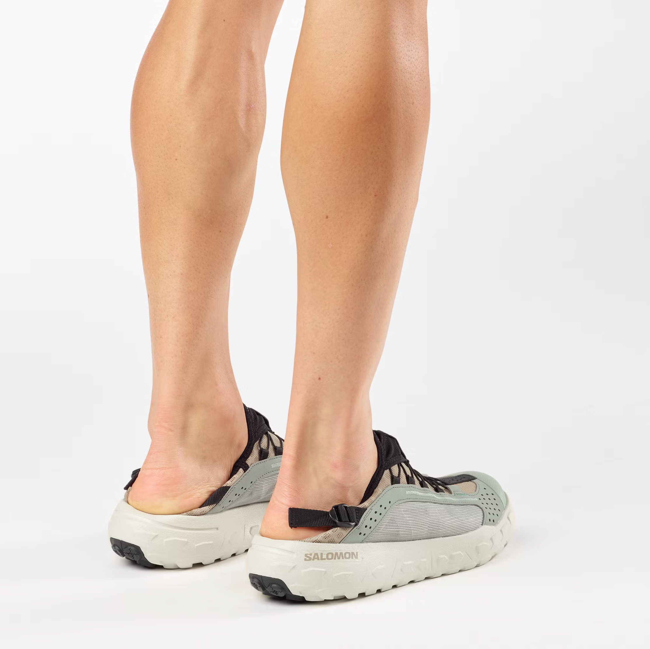 SALOMON shoes Solamphibian desert tan/wrought iron/clearly aqua