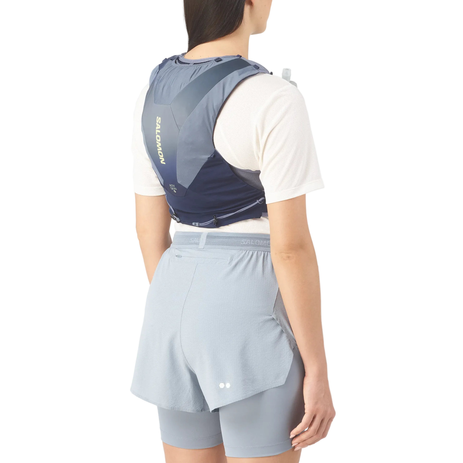 SALOMON Advanced Skin 5 Gradient Set maritime blauw/grisaille/zonnig lime