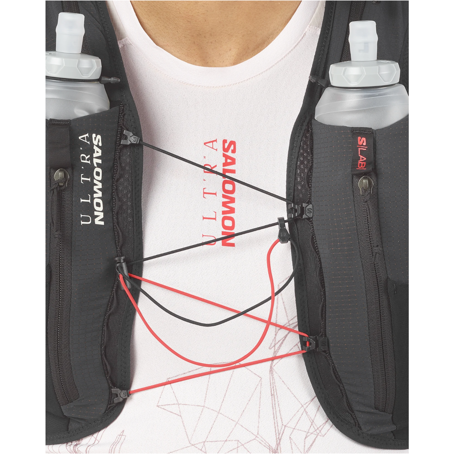 SALOMON vest med hydrant S/Lab Ultra 12 sort