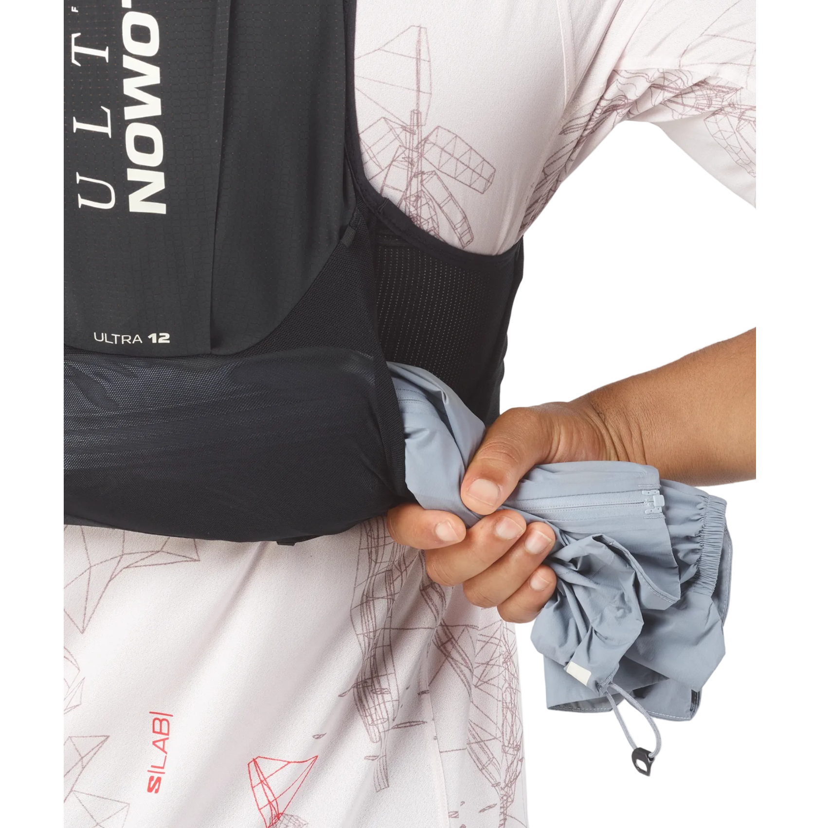 SALOMON vest med hydrant S/Lab Ultra 12 sort