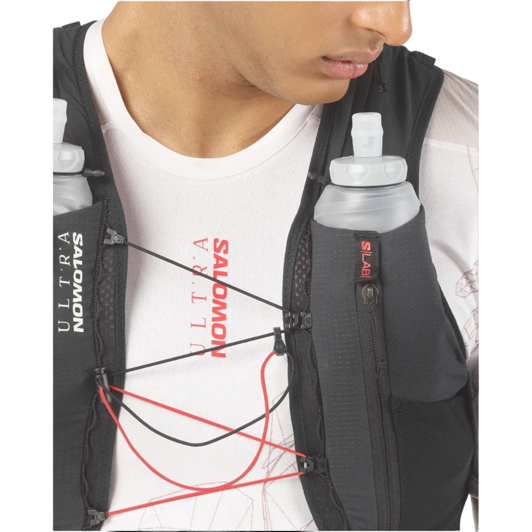 SALOMON vest med hydrant S/Lab Ultra 12 sort