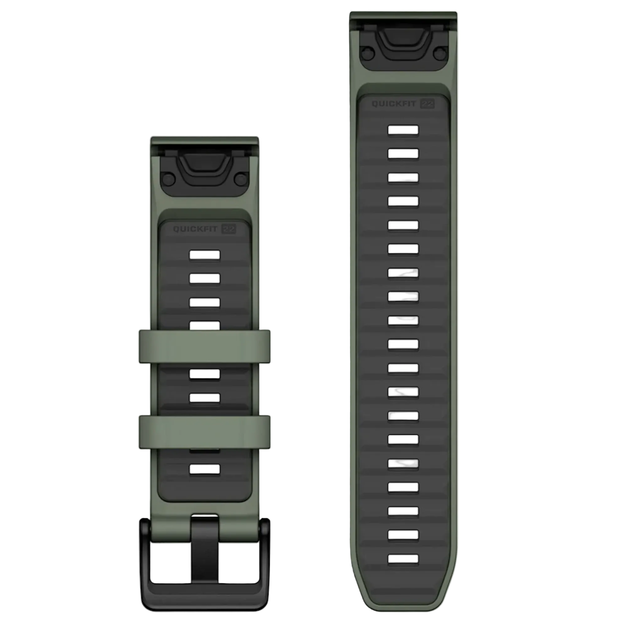 GARMIN siksna pulkstenim Quickfit 22mm Silicone willow green
