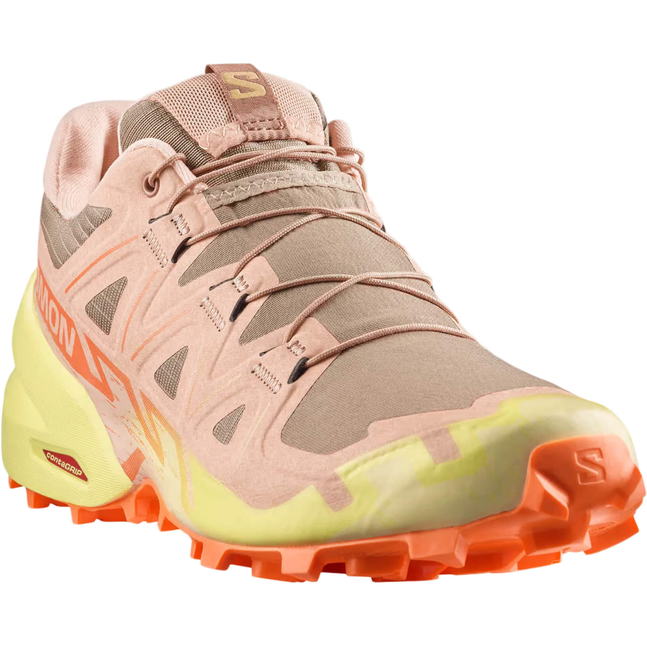 SALOMON batai Speedcross 6 W persikų/geltonos spalvos