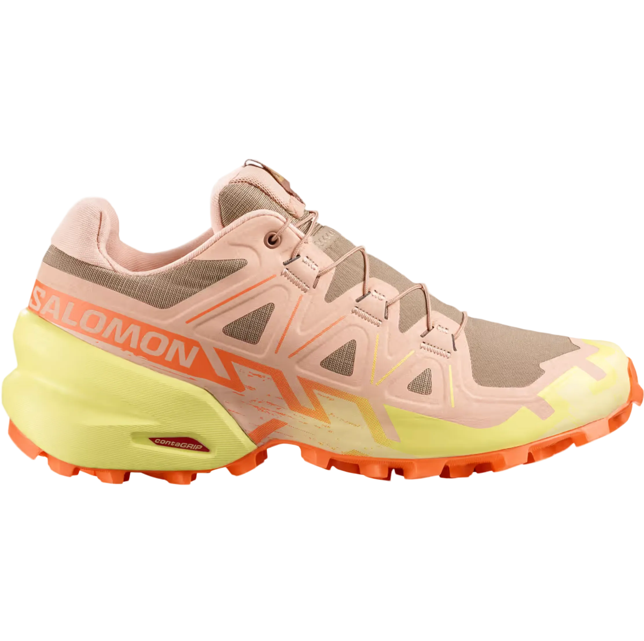 SALOMON batai Speedcross 6 W persikų/geltonos spalvos