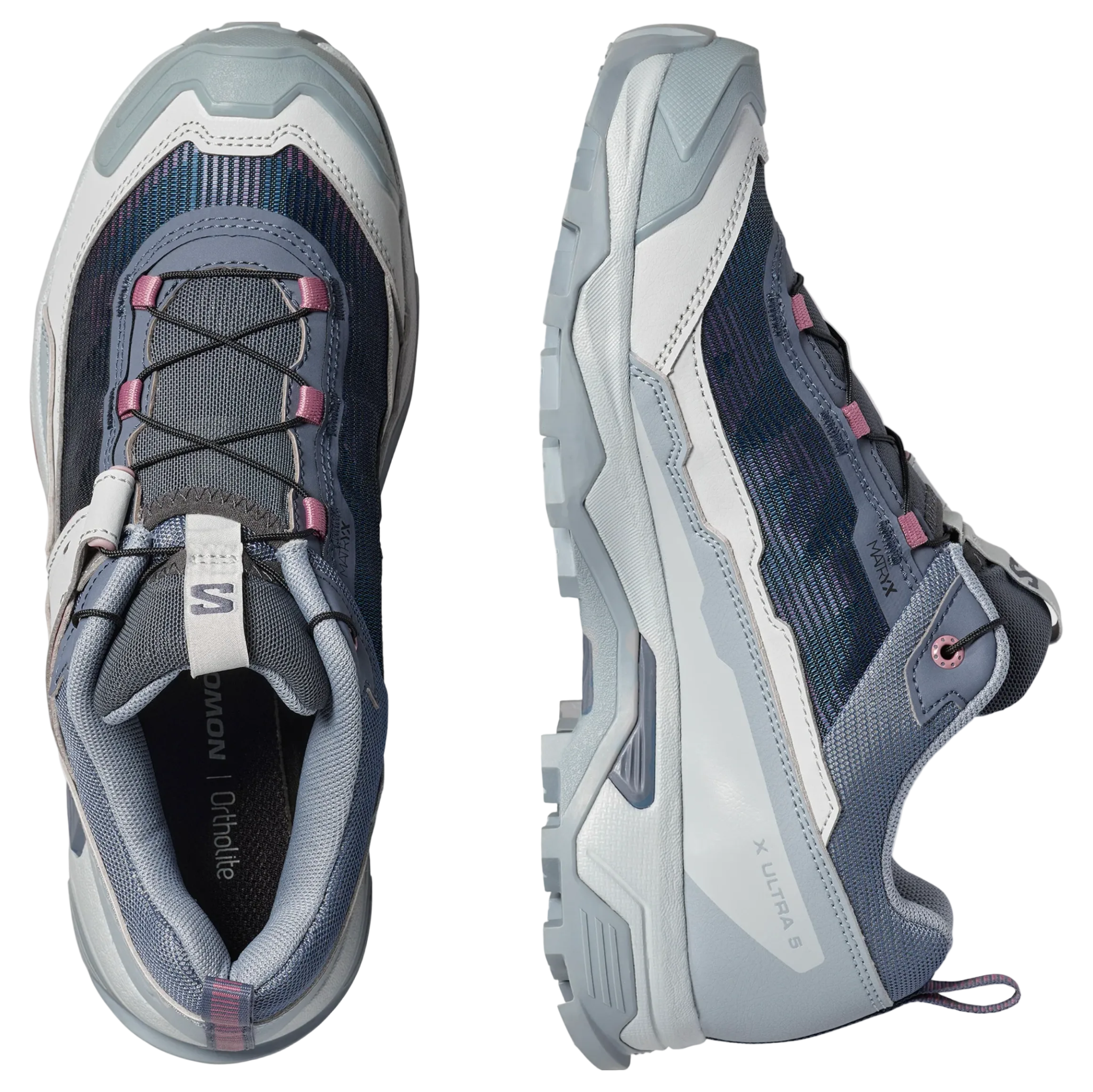 SALOMON sko X Ultra 5 W grisaille/tradewinds/dusky orchid