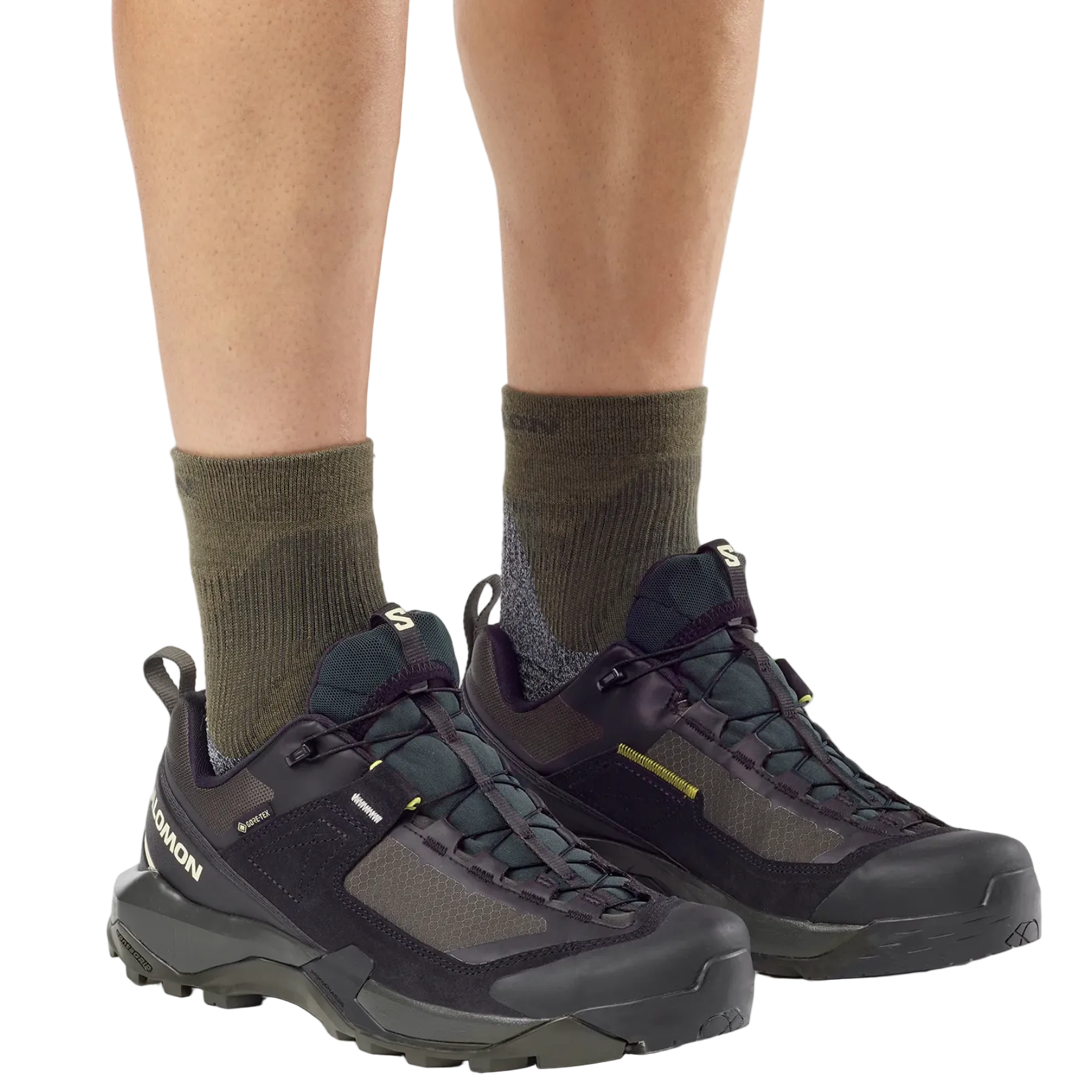 SALOMON shoes X Ultra Alpine GTX black/peat/aspargus green