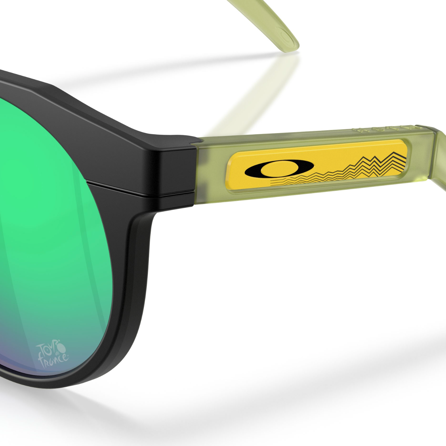 OAKLEY solbriller HSTN mat sort med Prizm Jade