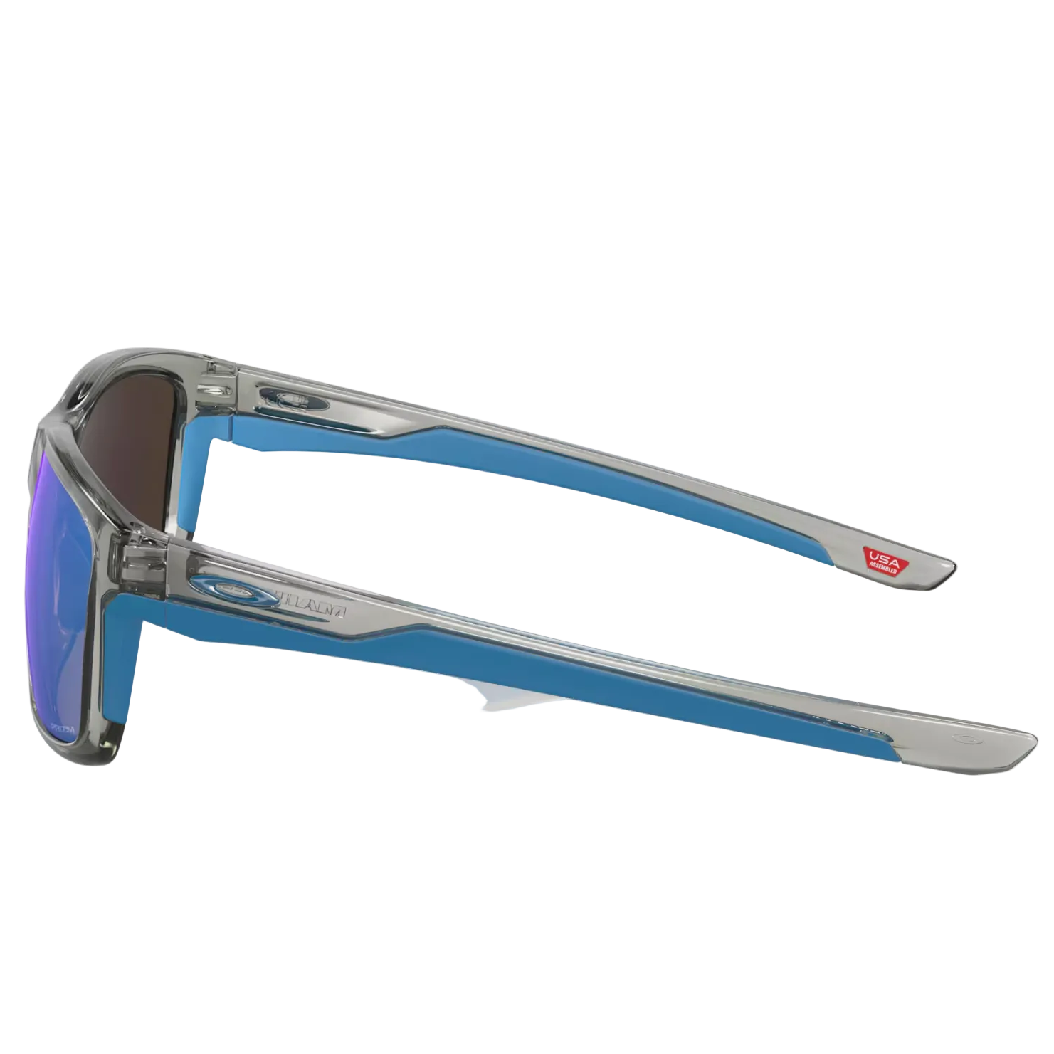 OAKLEY saulesbrilles Mainlink pelēkā tintē ar melno safīru