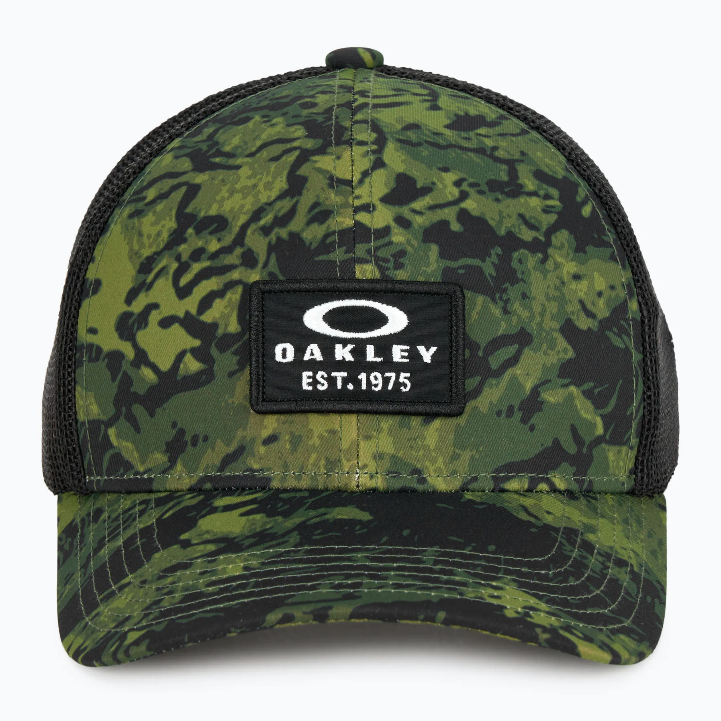 OAKLEY cepure Patch Trucker tiger camo zaļa