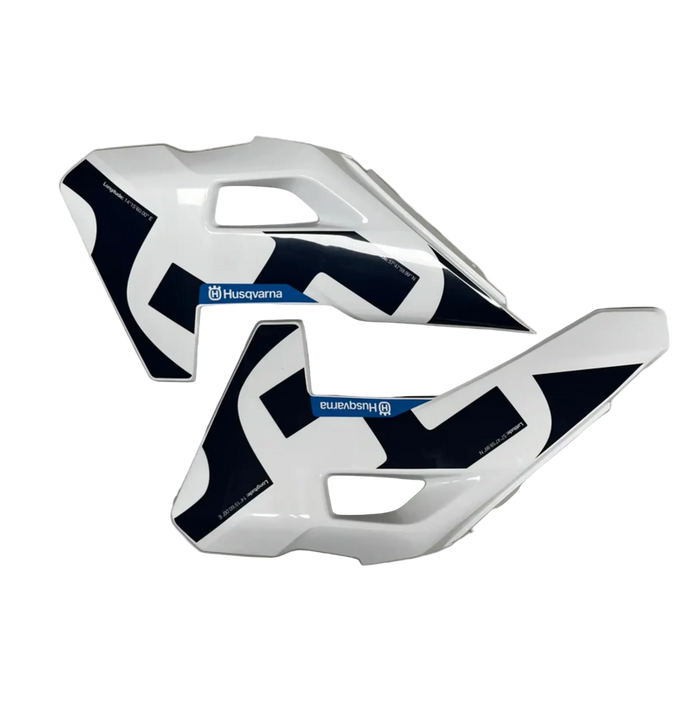 HUSQVARNA plastmasa bākas sāni LH/RH TE/FE '26 white w/decal