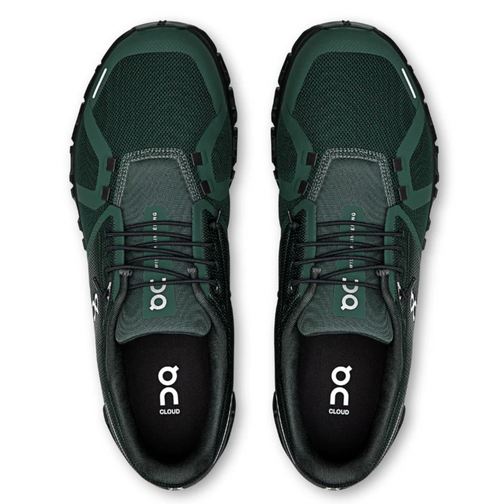 ON apavi Cloud 6 light dark green/black