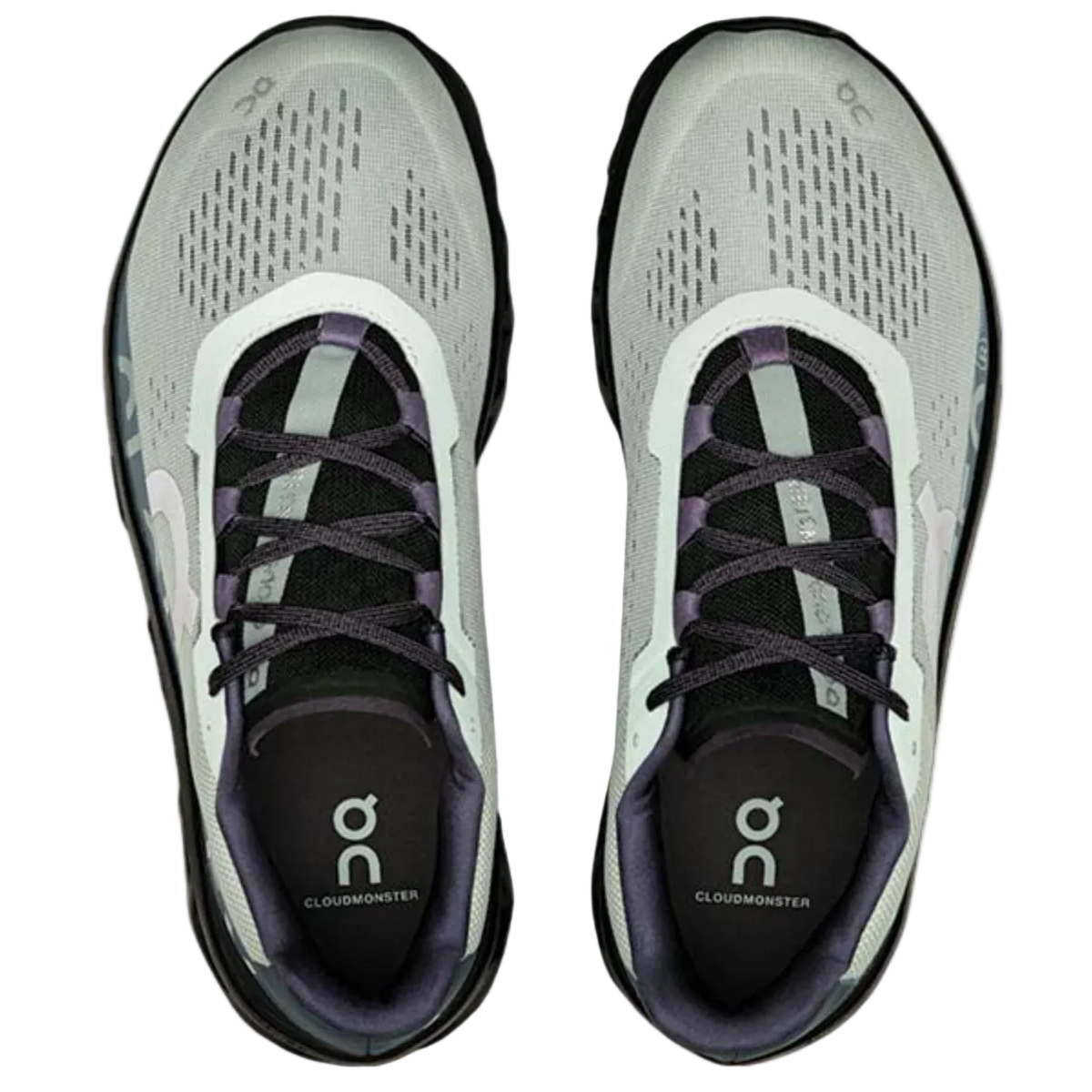 ON shoes Cloudmonster glacier/black