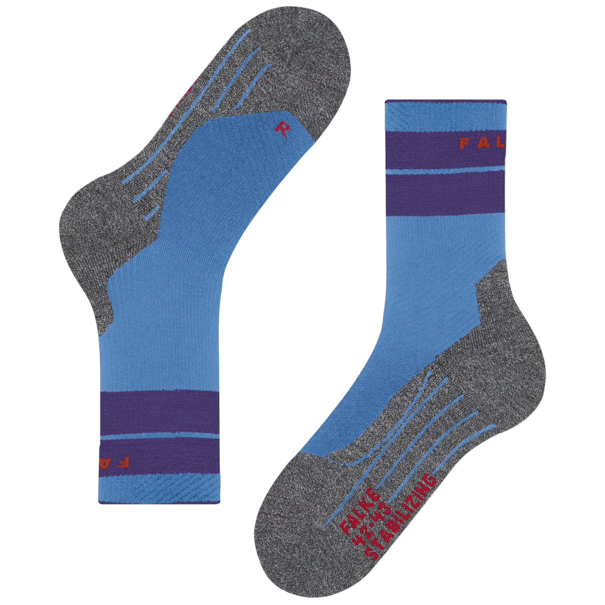 FALKE zeķes TK COMPRESSION blue/purple