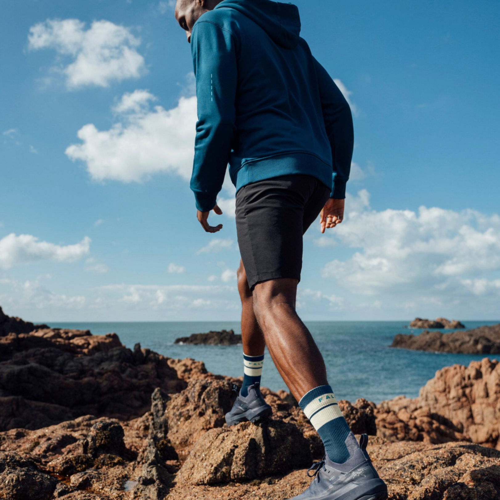 FALKE zeķes TK COMPRESSION blue/purple