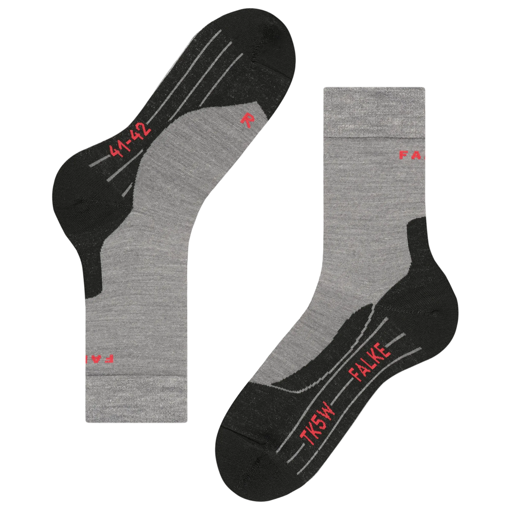 FALKE zeķes TK5 Wander light grey