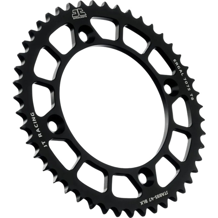 JT zobrats Alu black 428 ķēde