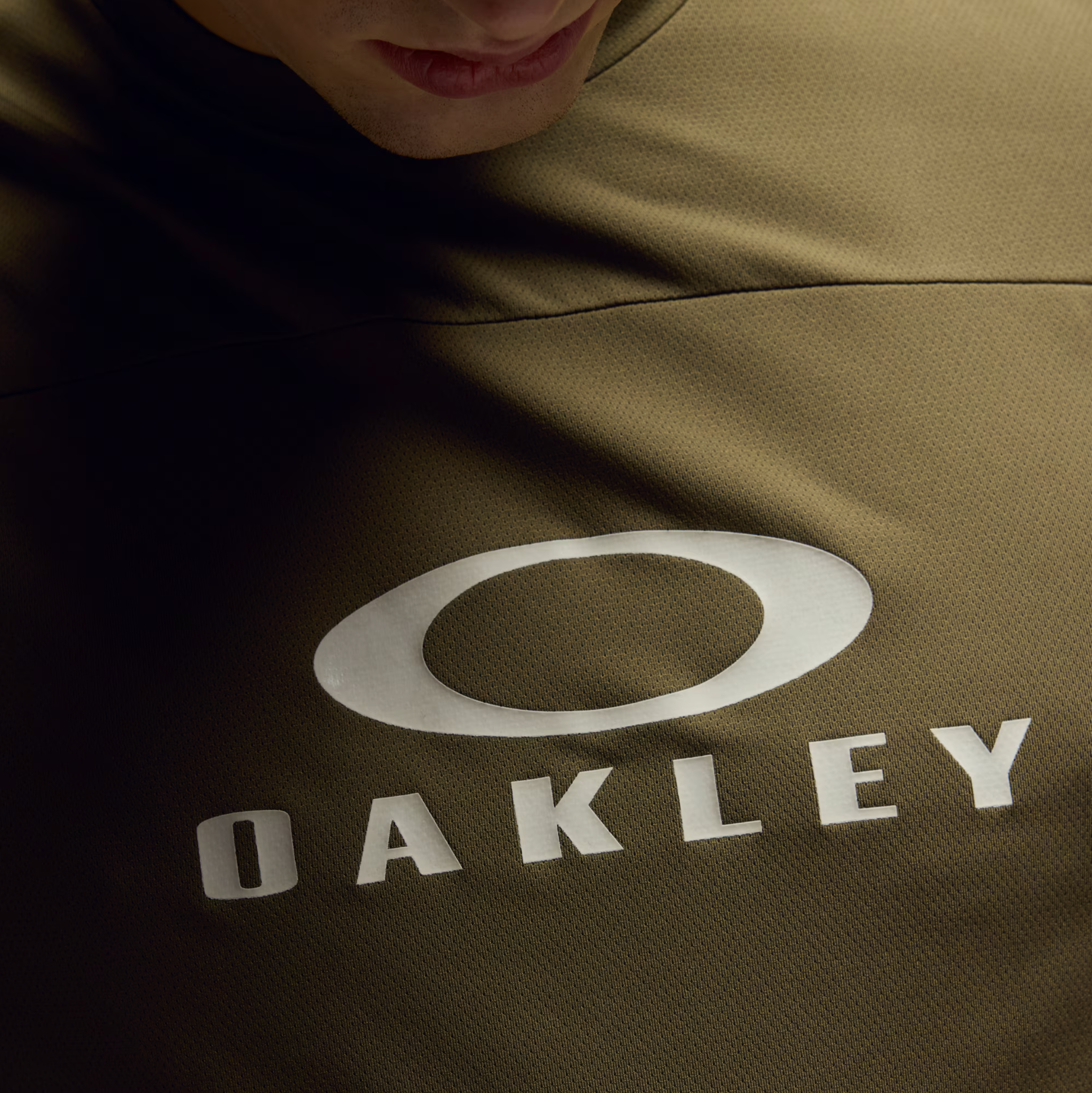 OAKLEY T-krekls Free Ride RC SS Jersey army green
