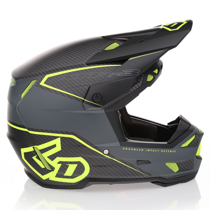 6D ATR-3 Zone FIM Matt black/yellow ķivere