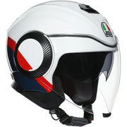 AGV ķivere Orbyt Block pearl white/blue/red