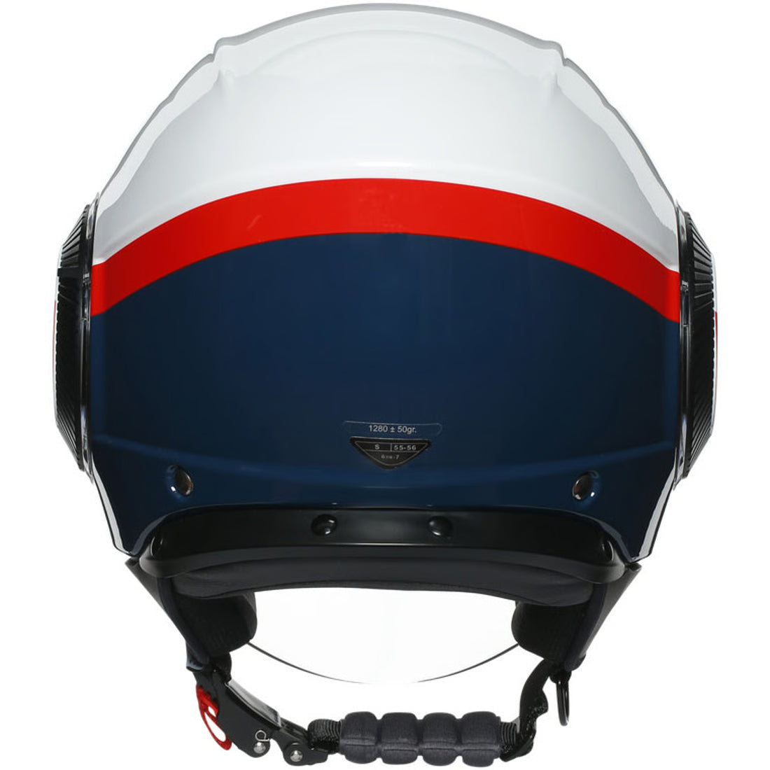 AGV ķivere Orbyt Block pearl white/blue/red