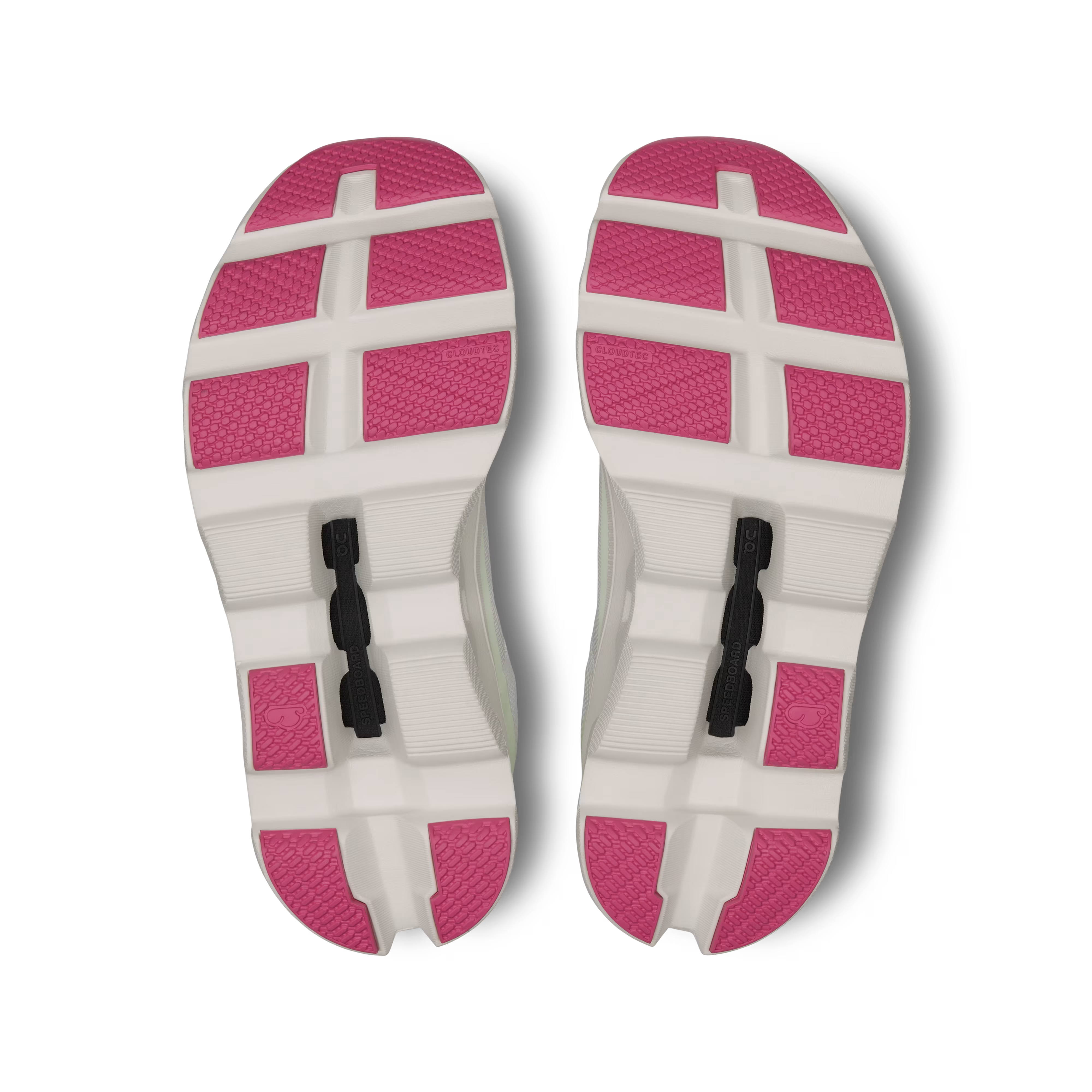 ON apavi Cloudmonster W white/green/pink