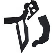 HUSQVARNA plastmasa rāmja sargs RH black '08-'10