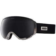 ANON brilles WM1 MFI black/white w/sonar red Face mask