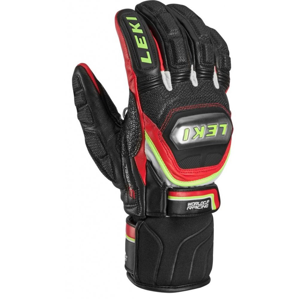 LEKI cimdi WC Race Titanium S Speed black/red