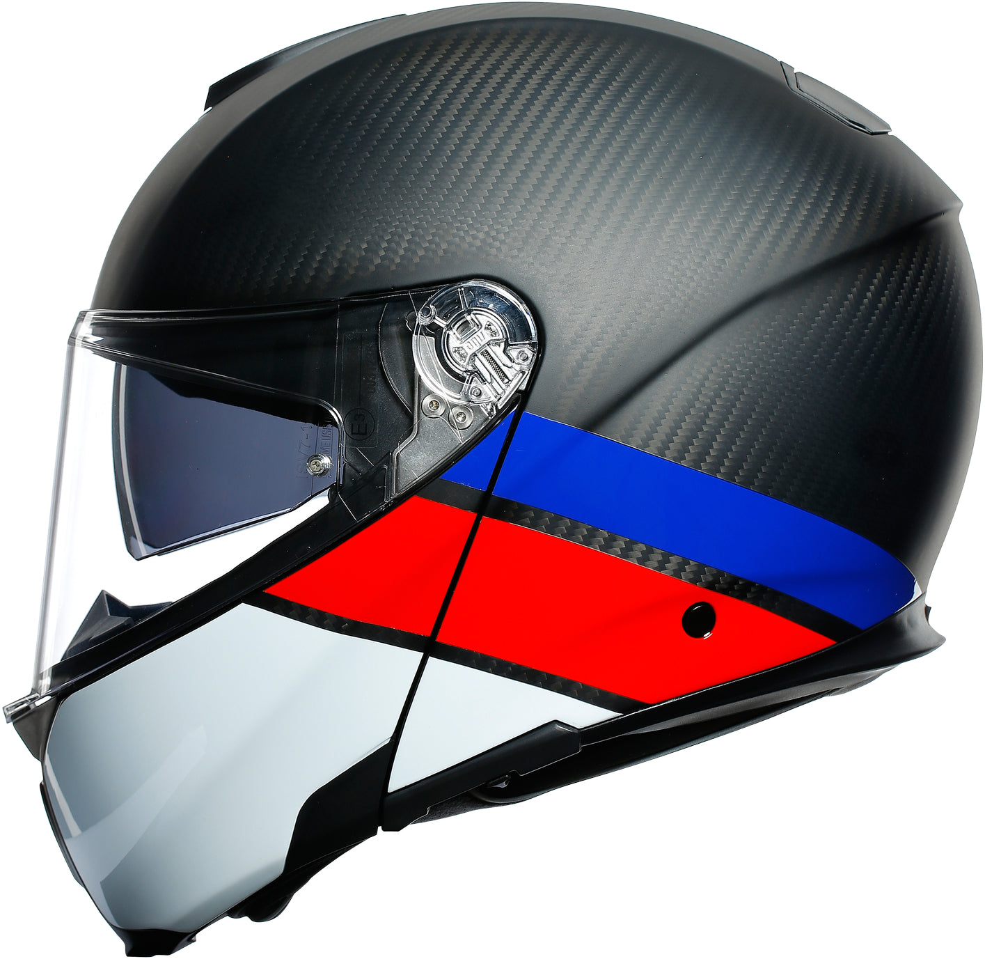 AGV ķivere Sportmodular Carbon red/blue