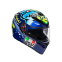 AGV ķivere K3 SV Rossi Misano 2015 blue/yellow 