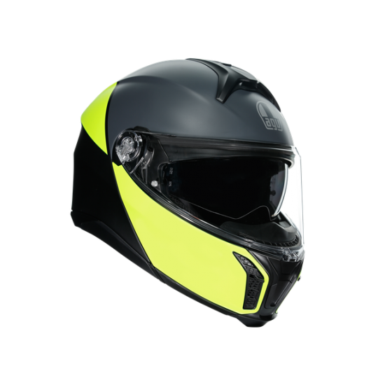 AGV ķivere Tourmodular Balance matt black/yellow fl/grey 